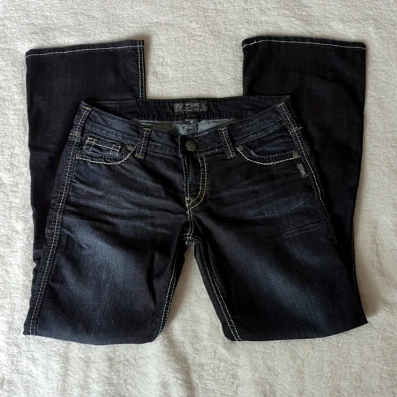 Silver Jeans Frances 18" Boot Cut Size 29 Length 31 - Picture 2 of 8